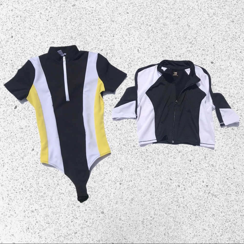 Body suit and crop top